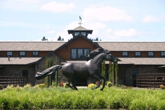 escultura de cavalo fazenda